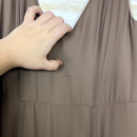 Show Me Your MuMu Jenn Maxi Dress Dune Chiffon - Picture 5 of 11